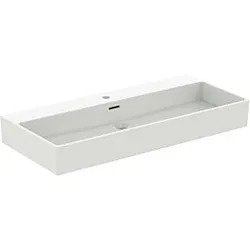 Ideal Standard Extra Waschtisch R0553V1 1 Hahnloch, mit Überlauf, geschliffen, seidenweiß