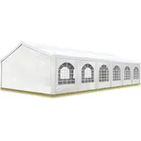 TOOLPORT Partyzelt 6 x 12 m  inkl. Seitenteile weiß 91118