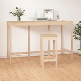 vidaXL Bartisch 180 x 80 x 110 cm Braun