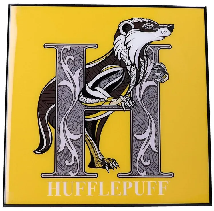 Bild Harry Potter - Hufflepuff Crystal Clear Art Pictures (Nemesis Now)