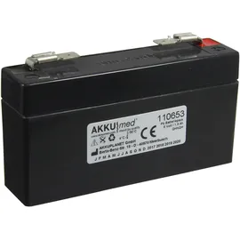 AccuCell Blei Akku passend für Masimo Puls OxiMeter Rad-8 - 13454