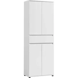 home collective Schrank 64 x 34 x 180 cm Weiß