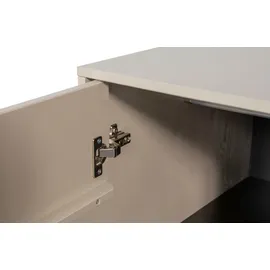 Woood Kleiderschrank Daily Closet aus Kiefer, modern, Dakargrau, mit Push-to-Open-System, 110x50 cm,