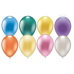 8 Perlmut Ballons