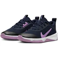 Nike Omni Multi-Court (GS) Sneaker, Obsidian/Rush Fuchsia-White, 38 EU