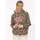 Zwillingsherz Hoodie Leo Muster Beige S/M
