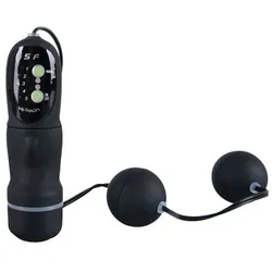 Vibrokugeln 'Velvet Vibrating Balls“ | Beckenbodentraining, 5 Vibrationsmodi You2Toys Beckenbodentrainer 2 St schwarz