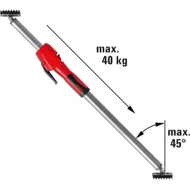 Bessey Deckenstütze Stahlrohr 575-910 mm rot/silber