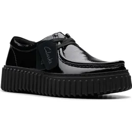 CLARKS Torhill Bee schwarz (39.5), Wohnung, Schnürsenkel, Lässig