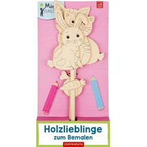 Coppenrath Verlag Holzlieblinge zum Bemalen (Mini-Künstler)