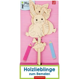Coppenrath Verlag Holzlieblinge zum Bemalen (Mini-Künstler)