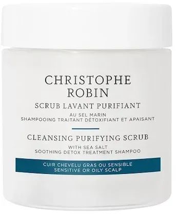 Christophe Robin Cleansing Cleansing Purifying Scrub With Sea Salt Kopfhautpflege 75 ml