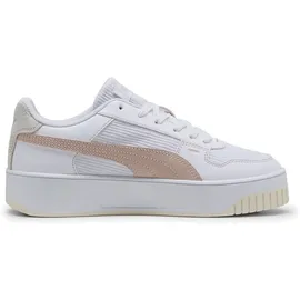 Puma Carina Damen Plateau Sneaker White/Rose Quartz 42