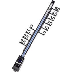 Hama Innen-/Aussenthermometer, Thermometer + Hygrometer, Schwarz