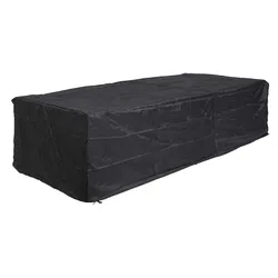 Mendler Abdeckhaube HWC-J41, Abdeckplane Schutzplane Schutzhülle, Gartenmöbel Outdoor Tisch-Set Garnitur 75x255x120cm, anthrazit