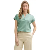 Tom Tailor 1046189 Kurzarm-bluse - Faded Green - 34