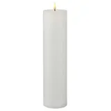 Sirius Sille LED Echtwachskerze 30 cm weiß