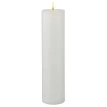 Sirius Sille LED Echtwachskerze 30 cm weiß
