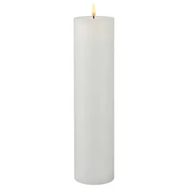 Sirius Sille LED Echtwachskerze 30 cm weiß