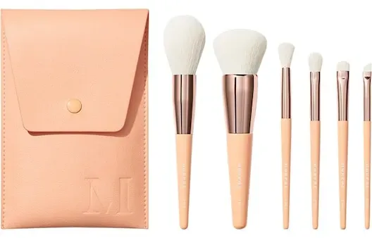 Morphe Pinsel Augenpinsel-Sets Aurascape 6-Piece Face & Eye Brush Set Y101 Buffer Foundation Brush + Y102 Fluffy Powder Brush + Y201 Blender Crease Eyeshadow Brush + Y103 Blender Brush + Y301 Crease Detail Brush + Y202 Liner Brush