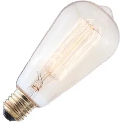 Kohlefadenlampe Edison lampe | E27 Dimmbar | 40W Gold
