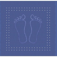 KLEINE WOLKE Meusch 4388720002 Duscheinlage Foot, 55 x 55