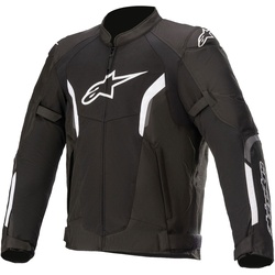 Alpinestars AST V2 Air, Textiljacke - Schwarz/Weiß - 3XL