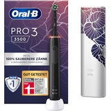 Oral B Pro 3 3500 schwarz + Reiseetui floral Design Edition
