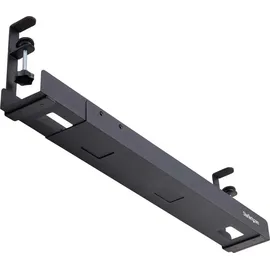 Startech StarTech.com Under Desk Cable Management Tray, Clamp-on Installation - Schwarz