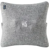 Hi5 Bravo Plus Shiatsu-Massagekissen mit Wärmefunktion, Abschaltautomatik, waschbarer Bezug für Schultern, Nacken, Rücken und Beine-Grau