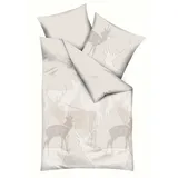 KAEPPEL Bettwäsche HIRSCHE, mit Hirschen, beige