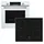 Bosch Herdset BOSCH Backofen weiß HYDROLYSE + Induktionskochfeld autark 60 cm