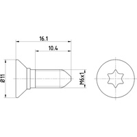 Textar Schraube, Bremsscheibe TPM0008