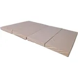 Natalia Spzoo – Doppel Klappmatratze 200 x 140 x 8 cm – Faltbare Matratze für erholsamen Schlaf – Vielseitige Gästematratze und Bodenmatratze (1009)