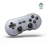 8bitdo SN30 Pro Controller Grau Nintendo Switch