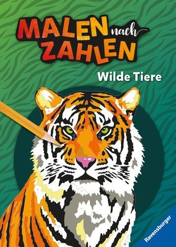 Wilde Tiere - Malen nach Zahlen