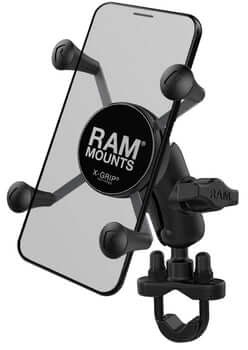RAM Mounts Lenkerhalterung mit X-Grip Universal Halteklammer für Smartphones - Klemmschelle