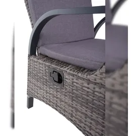 Garden Pleasure Hochlehner Almada 2er Set 58 x 65 x 113 cm grau 2 St.