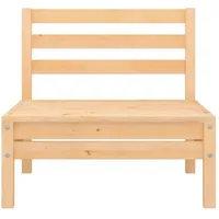 vidaXL Setana Loungesofa Kiefer braun