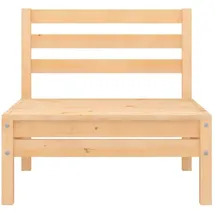 vidaXL Setana Loungesofa Kiefer braun