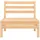 vidaXL Setana Loungesofa Kiefer braun