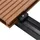 vidaXL Terrassendiele 15 x 220 cm braun