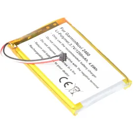 AccuCell Akku passend für den Garmin Nuvi 2460 Akku 361-00051-02, 361-00051-00