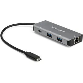 Startech StarTech.com 3-Port-USB-C-Hub (mit LAN-Anschluss - 10 Gbit/s, 2x USB-A und 1x USB-C 25 cm Hostkabel)