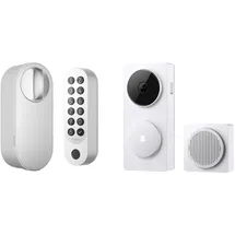 Aqara Smart Lock U200 + Doorbell Camera Hub G410 1 St. Weiß