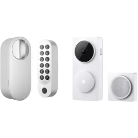 Aqara Smart Lock U200 + Doorbell Camera Hub G410 1 St. Weiß
