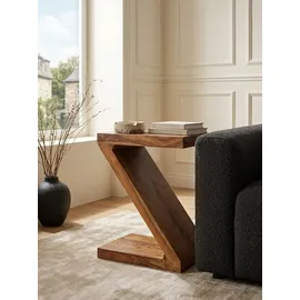 KADIMA DESIGN Z-Cube Braun Akazie 44 x 59 x 30 cm