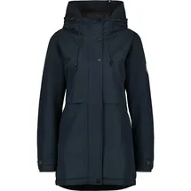 Alife & Kickin Winterjacke Damen MarlyAK A Winterjacke, Jacke Leicht taillierte Jacke mit Ärmelbündchen und Kapuze blau S