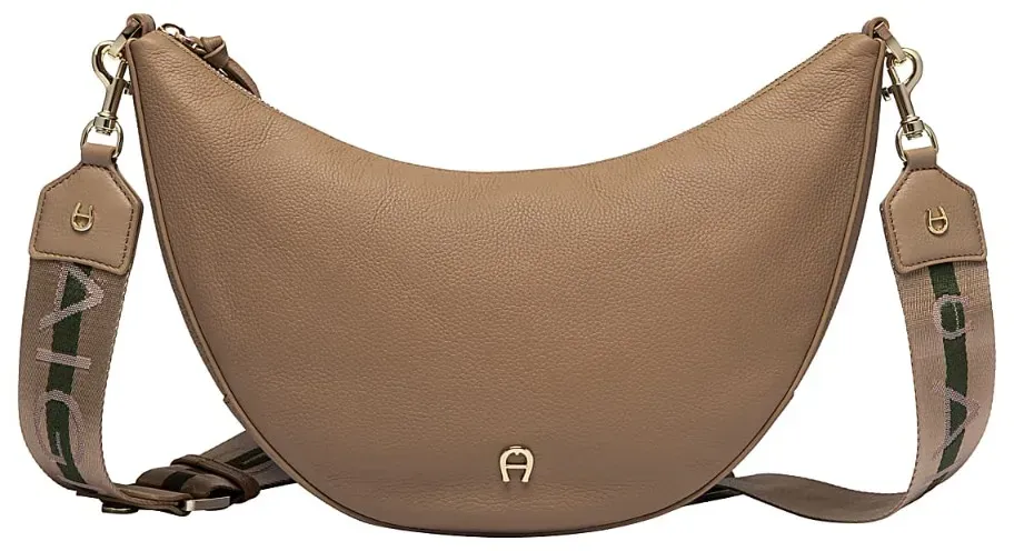 Aigner Zita Reißverschluss-Tasche M Trench Beige, beige gold