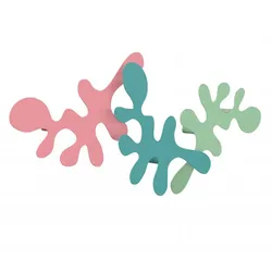 Frost Camouflage Wandhaken 3er-Set rosa/minze/ice blue